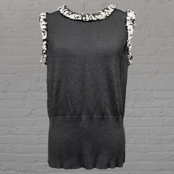 Elana by Tanner Viscose 2-Piece Cute Tank & Sweater! Size 14 - Picture 2 of 8